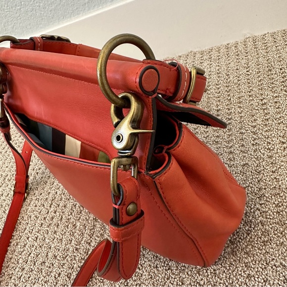 Coach Leather Willis Legacy Crossbody 19132 Vermillion Orange 70th Anniversary - Picture 5 of 12